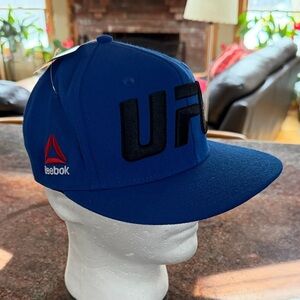 UFC Royal Blue flatbrim flex cap